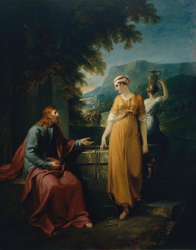 Christus und die Frau von Samaria von William Hamilton
